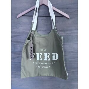 FEED‎ 10 Bag - Dusty Green NWT